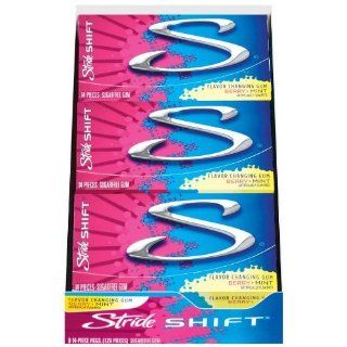 Stride Shift Gum, Berry Mint (3 Pack), 14 Piece Packs (Pack of 3), 42