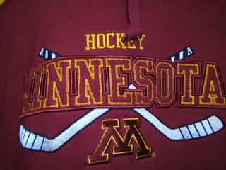 Minnesota Golden Gophers Hockey Majestic Hoody s Embr