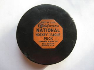  Official Art Ross NHL Hockey Puck