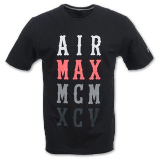 Nike Air Max 95 Mens Tee Shirt Black
