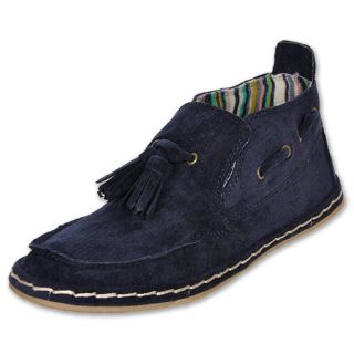 Rocket Dog Warner Womens Moccasin Shoes Navy Terry