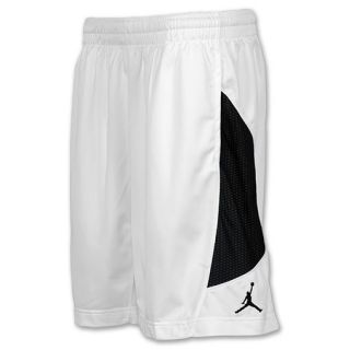 Jordan Dominate Mens Basketball Shorts White/Black