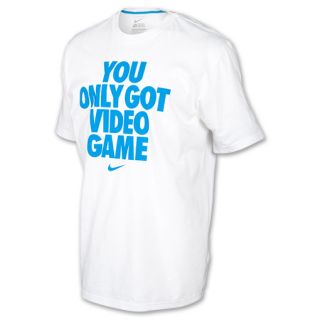 Nike You Only Got Video Game Mens Tee White
