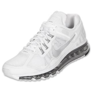 Mens Nike Air Max+ 2013 White/Reflect Silver/Wolf