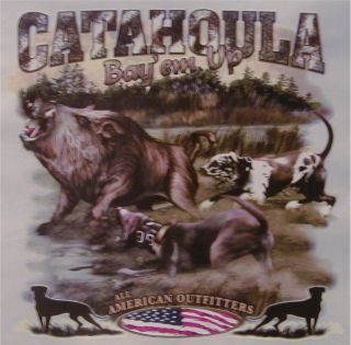 All American Outfitters Wild Boar Hunting CATAHOULA BayEm Up Shirt