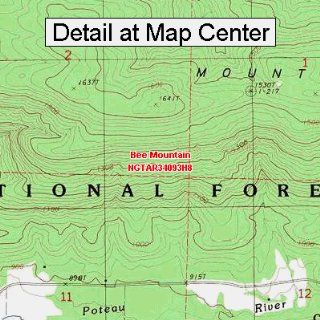 USGS Topographic Quadrangle Map   Bee Mountain, Arkansas