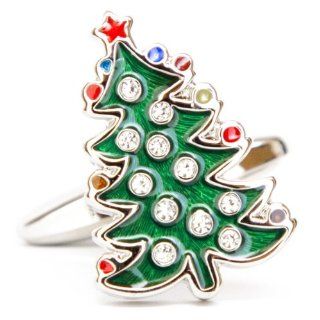 Winter Holiday Christmas tree Ornaments Cufflinks Cuff