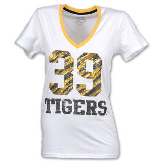 NCAA Missouri Tigers Jungle V Neck Womens Tee Shirt