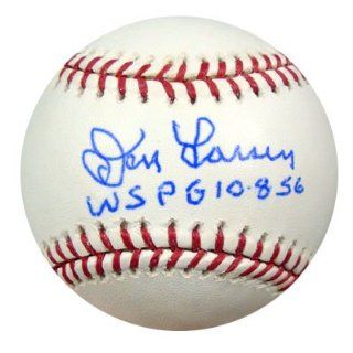 Autographed Don Larsen Ball   WSPG 10 8 56 PSA DNA #J77611