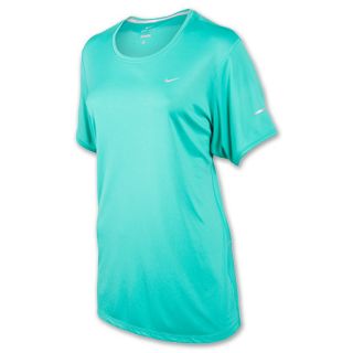 Womens Nike Miler Running Tee Shirt Atomic Teal