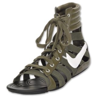 Nike Gladiateur II Womens Sandals Bog Green/White