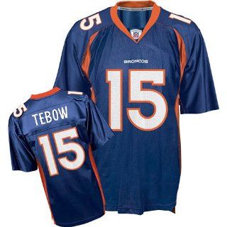  Denver Broncos 15 Tim Tebow Jersey Blue Size 48 56