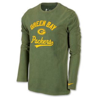 Mens Nike Green Bay Packers Washed Short Sleeve Tee