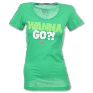 Nike Wanna Go? Womens Attitude Tee Shirt Gym