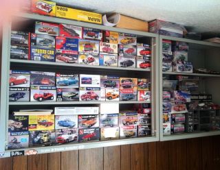  Huge Model Car Lot 50 Kits Parts Supplies