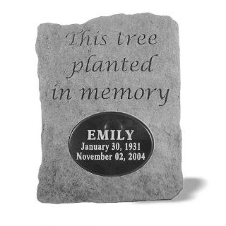 This tree planted in memoryPersonalized Garden Stone