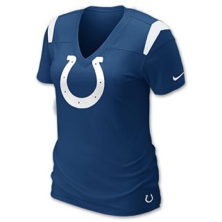 Nike NFL Indianapolis Colts Womens V Neck Tee Shirt