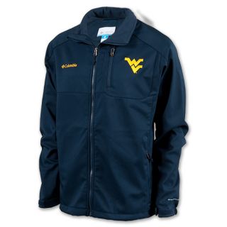 Columbia West Virginia Mountaineers NCAA Ascender II Mens Softshell