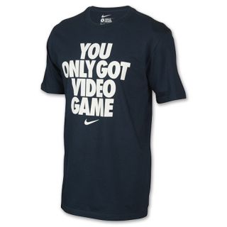 Nike You Only Got Video Game Mens Tee Obsidian