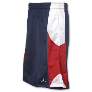 Mens Jordan Durasheen Shorts Navy/White/Red