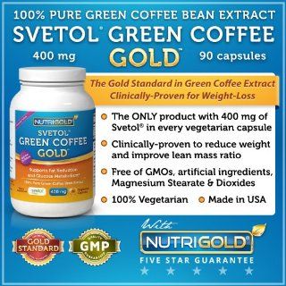 SVETOL Green Coffee Bean Extract, 90 Vegetarian Capsules