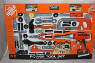 New Pretend Play  Power Tool Set Drill Hammer Saw Pliers