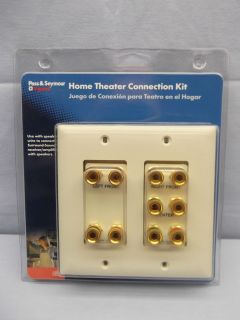 HOME THEATER SURROUND SOUND SPEAKER RECEPTICAL CONNECTION KIT BY PASS
