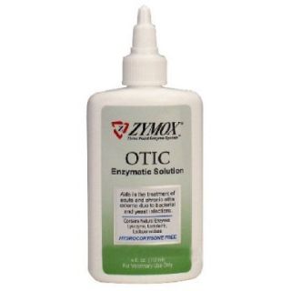Zymox Otic Pet Ear Treatment Without Hydrocortisone 4oz