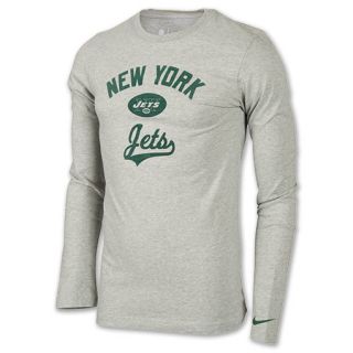 Nike New York Jets Long Sleeve Mens Tee Team