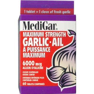 MediGar Max Strength Garlic   Odor Controlled   3709 mcg