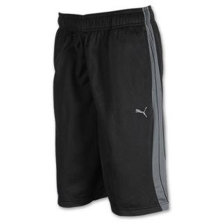 Mens Puma 12 Tricot Shorts Black/Grey