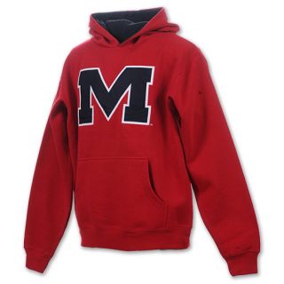 Mississippi Rebels Icon NCAA Youth Hoodie Red