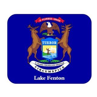 US State Flag   Lake Fenton, Michigan (MI) Mouse Pad