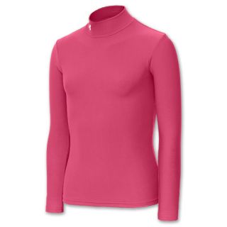 UnderArmour Girls Evo Coldgear Fitted Mock Neck