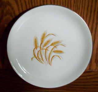 Homer Laughlin China Golden Wheat Set of 2 Bread and Butter Plates