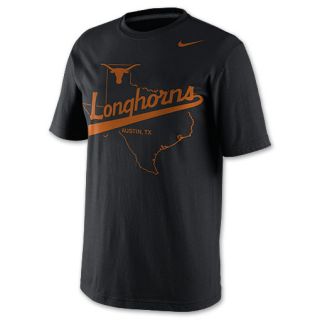 Mens Nike Texas Longhorns NCAA State T Shirt Black