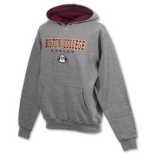 Boston College Eagles Stack NCAA Youth Hoodie Grey