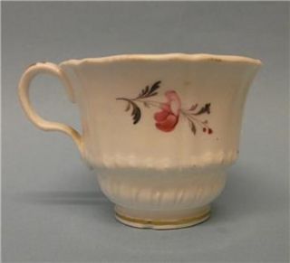 Samuel Alcock Hand Painted Coffee Cup and Saucer C 1830