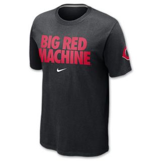 Mens Nike Local MLB Cincinnati Reds T Shirt BLACK