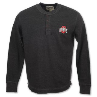 Ohio State Buckeyes NCAA Thermal Henley Mens Long Sleeve Shirt