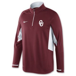 Nike NCAA Oklahoma Sooners Shootaround Half Zip Mens Jacket