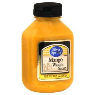 Silver Spring Mango Wasabi Sauce, 9.75OZ Squeeze bottle (Pack of 9