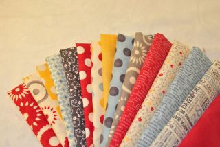 Hometown Fabric Quilt Scrap Bag Strips 2 Yards by Sweetwater for Moda