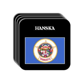 US State Flag   HANSKA, Minnesota (MN) Set of 4 Mini