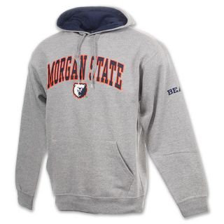 Morgan State Bears Arch NCAA Mens Hoodie Grey