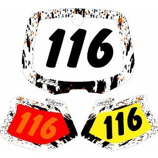 KTM Number Plate BackGround Graphics 1993 1997 EXC SX MXC