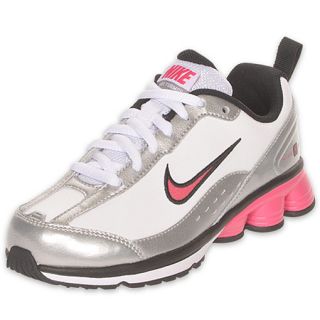 Nike Preschool Shox Turmoil Leather White/Pink