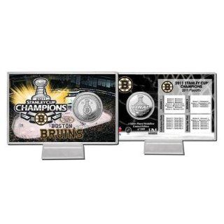 Boston Bruins 2011 Stanley Cup Champions Silver Coin Card
