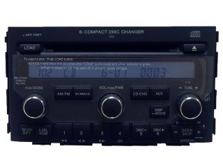 06 07 08 Honda Pilot Radio XM Satellite Aux 6 Disc CD Changer 1TV9