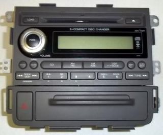 Honda Ridgeline Stereo Radio 6 CD XM Refurbished 39100 SJC A100